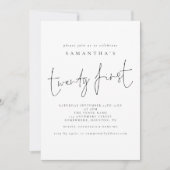 Invitation Script Vingt-et-unième fête d'anniversaire (Devant)