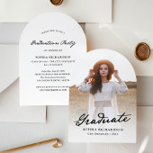 Invitation Script Whimsical | Chic Photo Graduation Party