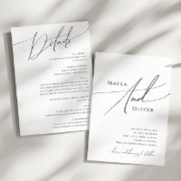 Script Whimsical Classique Tout En Un Mariage