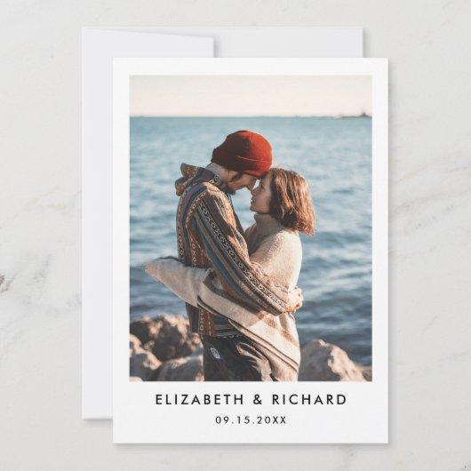 Invitation Script Whimsical Rien de fantaisie Juste Amour Mar (Dos)