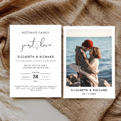 Invitation Script Whimsical Rien de fantaisie Juste Amour Mar