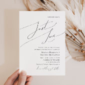 Invitation Script Whimsical Rien de fantaisie Juste Amour Mar