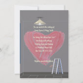 Invitation Sculpté par Love mariage (Dos)