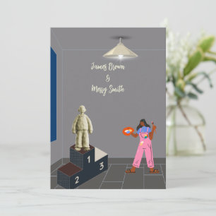 Invitation Sculpté par Love mariage