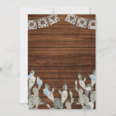 Invitation Se Buscan Recherché Mexicain Cowboy Anniversaire (Dos)