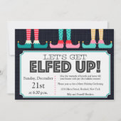 Invitation Se lasser de l'invitation de Noël (Devant)