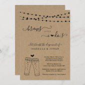 Invitation Se Lève Après Que Je Ne Réception Que Elopement (Devant / Derrière)