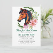 Invitation se présenter à l'invitation du Derby Party rose (Debout devant)