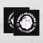 Invitation Se sentant Faboolious (Devant / Derrière)
