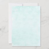 Invitation Sea is Love Fête des mariées Floral Beach (Dos)