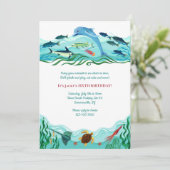 Invitation Sea Life (Debout devant)