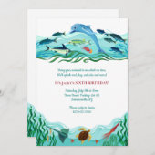 Invitation Sea Life (Devant / Derrière)