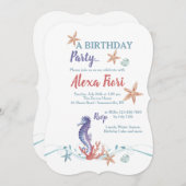 Invitation Sea Life (Devant / Derrière)