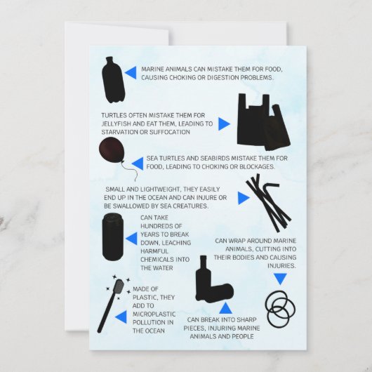 Invitation Sea-riouslyFun Ocean Protector Scavenger Hunt Card (Dos)