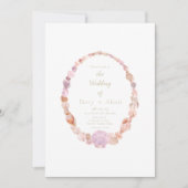 Invitation Sea Shells (Devant)