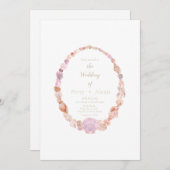 Invitation Sea Shells (Devant / Derrière)