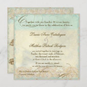 Invitation Sea Turtle Coastal Beach - Mariage de destination (Devant / Derrière)