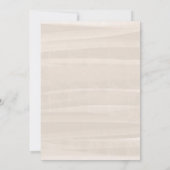 Invitation Sea Wreath | Baby shower Rustic Beach Monogram (Dos)