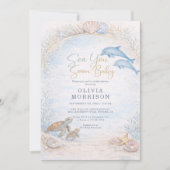 Invitation Sea You Soon Baby Shower (Devant)