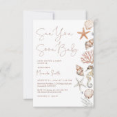 Invitation Sea You Soon Coastal Baby Shower (Devant)