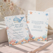 Invitation Sea You Soon Coastal Ocean Baby Shower