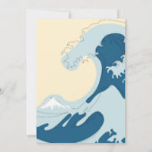 Invitation Sea You Soon Ocean Wave Blue Boy Baby Shower (Dos)