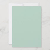 Invitation Seafoam Pervenche Ranunculus Gris Eucalyptus Wedd (Dos)