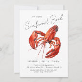 Invitation Seafood Boil Fun Dîner Extérieur (Devant)