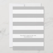 Invitation Seafood Boire Theme Party| Gris (Dos)