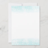 Invitation Seahorse Turquoise & Gold Watercolor Mariage (Dos)