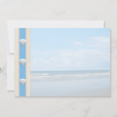 Invitation Seashell Beach Wedding RSVP (Dos)