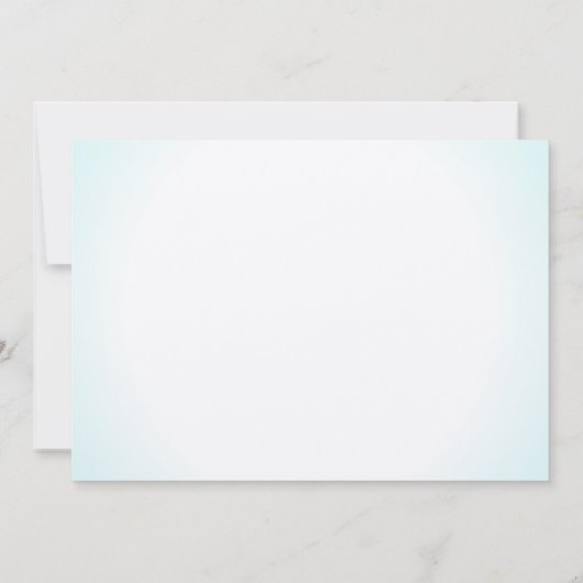 Invitation Seashell Bouquet et Starfish Destination Mariage (Dos)