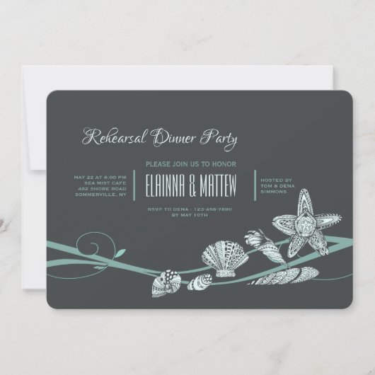 Invitation Seashell Medley (Devant)