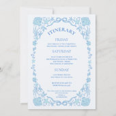 Invitation Seashells Wedding Bells Bachelorette Blue (Dos)