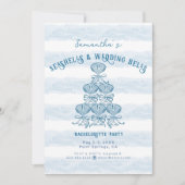 Invitation Seashells & Wedding Bells Beach Bachelorette Party (Devant)