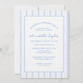 Invitation Seashells & Wedding Bells Bridal Shower Coastal (Devant)