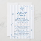 Invitation Seashells & Wedding Bells Hand Drawn Bachelorette (Dos)