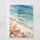 Invitation Seashore Bliss Beach Party (Dos)