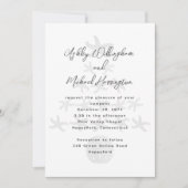 Invitation Seaside Christmas Tree Mariage blanc (Devant)
