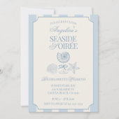 Invitation Seaside Soiree Bachelorette Weekend Itinerary and  (Devant)