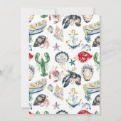 Invitation Seaside Soirée Coastal Bridal Shower (Dos)