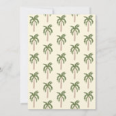 Invitation Seaside Soiree Fête des mariées Moderne Cute CUSTO (Dos)