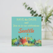 INVITATION SEATTLE WASHINGTON SKYLINE SP - (Debout devant)