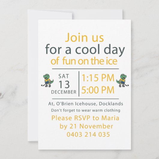 Invitation Sebastian Birthday 7th (Dos)