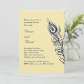 Invitation Secouer vos plumes de queue Dîner de répétition ja (Debout devant)