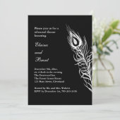 Invitation Secouer votre tail Feathers Rehearsal Diner noir (Debout devant)