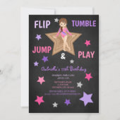 Invitation Secousse, dégringolade, saut, et anniversaire de (Devant)