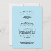 Invitation Secret Beach Maui, Tropical, Paradis, Mariage (Dos)