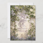 Invitation Secret Garden Porte Fairytale Mariage (Devant)