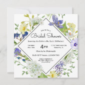 Invitation Secret Garden Rustique Fête des mariées Fleur sauv (Devant)